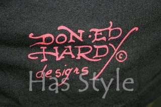 Ed Hardy Mens T Shirt BRAD smoking SKULL STONES XL  