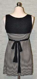 Just Ginger Navy Blue & White Striped Summer Dress S  