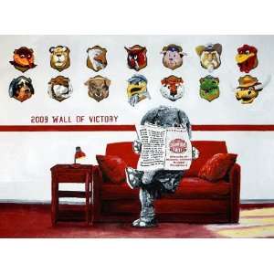  Alabama Painting   Big Als Wall of Victory Sports 