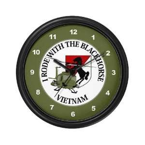  Blackhorse Vietnam Military Wall Clock by 