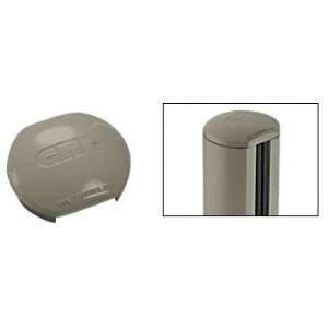  CRL Aluminum Windscreen System Beige Gray Round Post Cap 