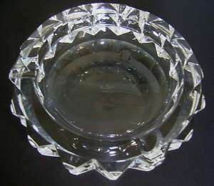 großer Rosenthal Aschenbecher Bleikristall D16cm  