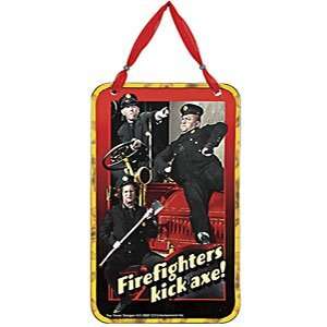  Three Stooges Firefighter Plaque