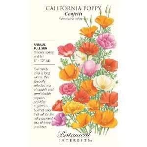  California Poppy Confetti Blend Seed Patio, Lawn & Garden