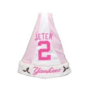    Derek Jeter New York Yankees Pink Santa Hat