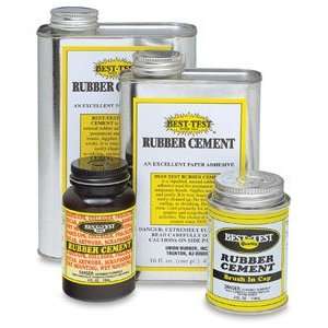  Best Test Rubber Cement   16 oz, Rubber Cement, Metal Can 