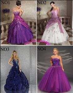 Stock New Evening Dress Ball Prom Gown 6.8.10.12.14.16  