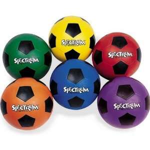  Spectrum Rubber Soccer Ball Set (Set of 6) Sports 