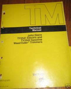 John Deere TY2541/TY2542 Weed Eater Service Manual  