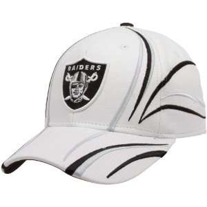   Oakland Raiders White Airstream Adjustable Hat
