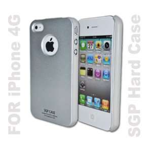 Ec00004silver SGP Ultra Thin Uv Crystal Hard Case for Apple Iphone 4g 