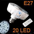   Emergency 20 LED Light Lamp Remote Control EP 205 E27 Bulb Safe New
