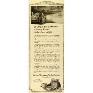  1922 Ad Postum Cereal Grape Nuts Breakfast Food Car Driver 