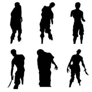  Zombies   Peel and Stick Wall Decal by Wallmonkeys