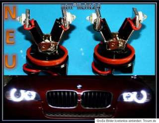 H8 BMW E92,E93,E60,E61 LCI 6W Power LED Angel Eyes Tagfahrlicht 