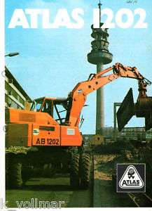 ATLAS AB 1202 Modellbeschreibung Prospekt  