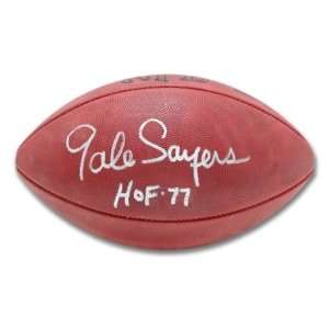    Gale Sayers Signed HOF 77 Official Football 