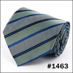 Jacquard Handmade Woven 100% Silk Mens Necktie Stripe Solid Floral 