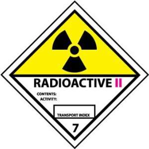  PLACARDS RADIOACTIVE II, 7