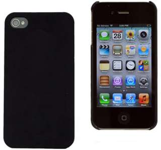   Rubber Matte Hard Case Cover For iPhone 4G 4S w/ Screen Guard  