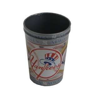 SP Images Majestic Sports Brands MAJBBNYY16 Metallic Cups 16oz 2 pack 