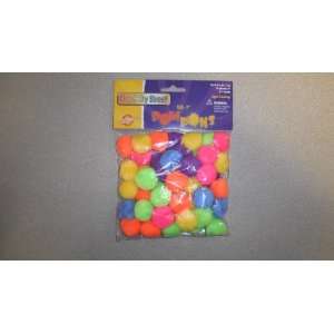  SoftN Lively Mini Poms   1 Inch Hot Colors   Pack of 50 