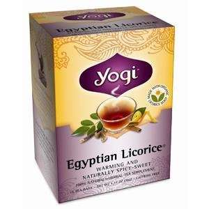 Yogi Tea Egyptian Licorice, Caffeine Free, 16 Tea Bags, 1.27 oz (36 g 
