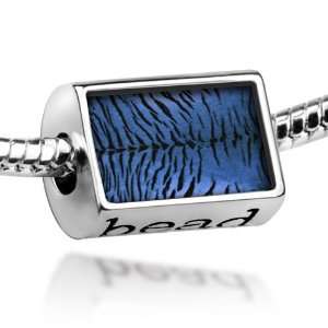  Beads Tiger skin blue, cat   Pandora Charm & Bracelet 
