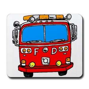  Fire Engine Ems Mousepad by 
