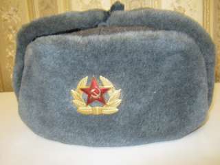 SOVIET UNIFORM SOLDIER MILITARY HAT SIZE 58, 60, 62  