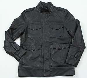   Leather Mens Jacket M S NWT Threads & Heirs  Med Small