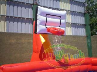 NEW INFLATABLE SPORTS & GAMES   BASKETBALL FIELD  