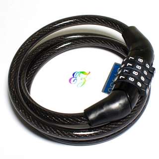 New Bike Lock Bicycle Cable With 3 Chain Combination UK  