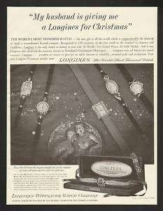 1964 Longines Wittnauer Watch Company Print Ad 5 Models  