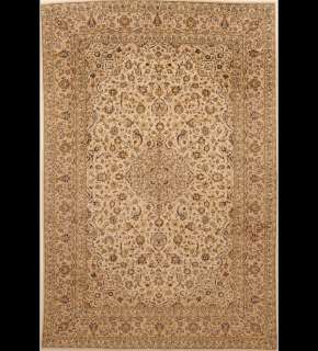 Area Rugs Handmade Carpet Persian Wool Kashan 7 x 10  