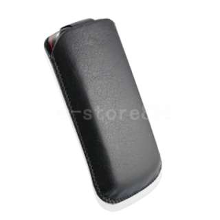 New Leather Case Pouch + LCD Film For NOKIA C5 03 e  