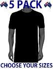   New Mens Plain BLACK tshirts Gildan Wholesale tops Screen Print NWT