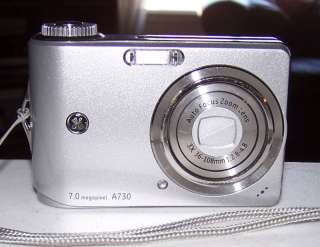 GE A730 7MP 3X OP ZOOM DIGITAL CAMERA Parts Broken  