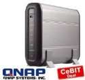 QNAP TurboStation TS 101 9in1 NAS Server mit 500GB sATA2 Festplatte