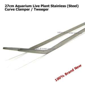 Aquarium Plants Fish Reef Marine Tank Tools 27 cm Stainless Steel 