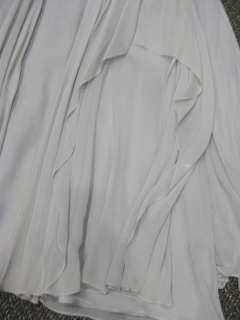 vtg 30 40s Sheer Crepe Handkerchief Evening Dress  
