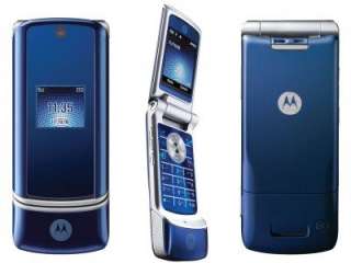 Motorola MotoKRZR blau Handy