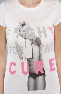 Two In The Shirt) The Fight For The Cure Tee in White 