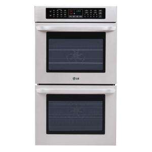 LG Electronics 30 in. Electric Convection Double Wall Oven in 