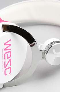 WeSC The Bass Headphones in White  Karmaloop   Global Concrete 