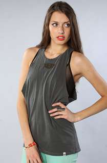 Obey The Blank Cut Off Armhole Tank in Dusty Black  Karmaloop 