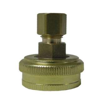   In.x 1/4 In. Brass FHT X Compression Adapter A 696 