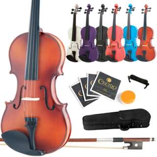 Mendini Size 4/4 3/4 1/2 1/4 1/8 1/10 1/16 1/32 Violin  