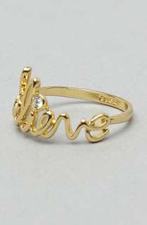 Disney Couture Jewelry TheBelieve Ring in Gold  Karmaloop 