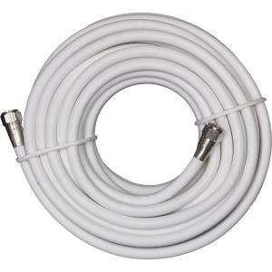 GE 25 ft. White RG 6 Coaxial Video Cable 73282 